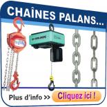 Chaînes pour palans, Chaîne de manoeuvre