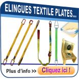 Élingues textiles en sangle plate