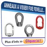 Anneaux de levage à visser Fixes Femelles