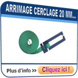 Arrimage CERCLAGE en sangle de 20 mm