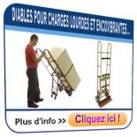 Diables pour charges lourdes et encombrantes 500 kg