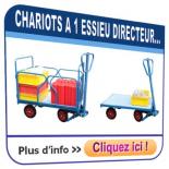 Chariots à 1 essieu directeur