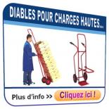 Diables pour charges hautes 250 kg