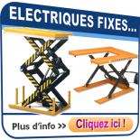 Tables élévatrices fixes électriques