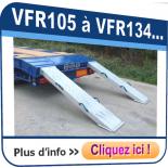 VFR 105 / VFR 120 / VFR 134 - Rampes en aluminium pour PORTE-ENGINS