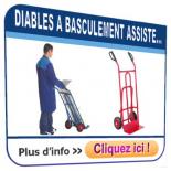 Diable à basculement assisté 250 kg