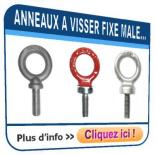 Anneaux de levage à visser fixes mâles