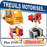 Treuils électriques à câble - Accessoires de levage