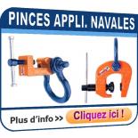 Pinces de levage pour applications navales