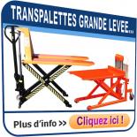 Transpalettes haute levée