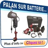 Palan à chaîne sur batterie