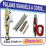 Palanmatic, Palan & Moufle à corde