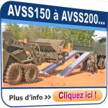 AVSS 150 à AVSS 200 - Rampes en aluminium RENFORCEES pour roues à bandages & chenilles ACIER