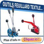 Outils de cerclage pour feuillard textile