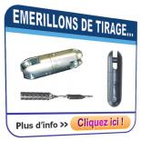 Emerillons pour tirage de câbles (travaux électriques)