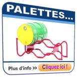 Palettes pour fûts métalliques