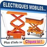 Tables élévatrices mobiles électriques