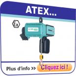 Palans électriques à chaîne ATEX