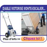 Diables électriques motorisés monte-escaliers aluminium à roue motrice