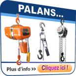 Palans manuels et électriques