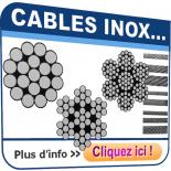 Câble acier INOXYDABLE