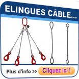 Elingues en câble acier galva et inox