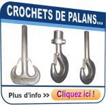 Crochets de palans DIN 15401 & DIN 15402