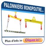 Palonniers monopoutre, fixes et réglable