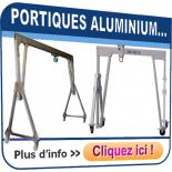 Portiques aluminium - Accessoires de levage