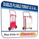 Diable pliable format A3 et A4