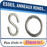 Esses, Anneaux ronds soudés