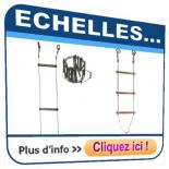 Echelles en corde et en câble