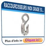 Crochet raccourcisseur INOX GRADE 50