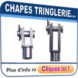 Chapes de tringlerie