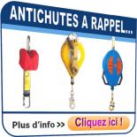 Antichutes à rappel automatique