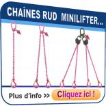 Elingues chaîne RUD MINILIFTER Ø 4 mm