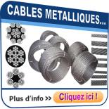 Câbles métalliques - Accessoires de levage