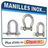 Manilles de LEVAGE inox