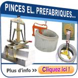 Pinces pour éléments préfabriqués