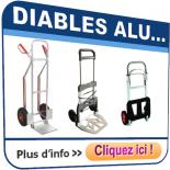 Diables aluminium 50 kg à 250 kg