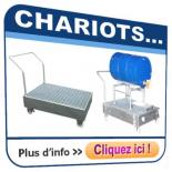 Chariots de rétention 1 et 2 fûts