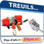 Treuils manuels et électrique