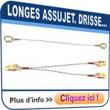 Longes d'assujettissement en DRISSE