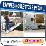 AOS / AWR / AOL-R / AVS pour diables - Rampes aluminium pour roulettes & pneumatiques