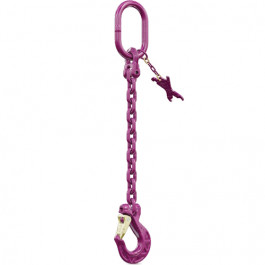Elingue chaîne RUD ICE GRADE 120 1 brin avec crochet à linguet - CMU 1,8 t à 12,5 t 