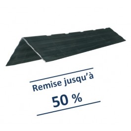 Cornière de protection noire RENFORCEE 180x130 - Longueur 1,20 m et 2,40 m