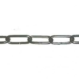 Chaîne ordinaire en acier INOX 316 à maillons longs DIN 763 - Ø 2 mm à 13 mm