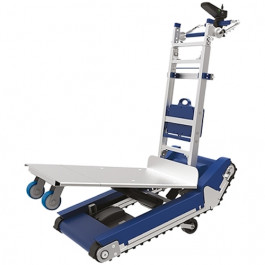 Diable monte-escalier aluminium à chenilles CT420S avec plateforme auto-stabilisée : la solution ultime pour charges hautes et lourdes (420 kg)