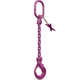Elingue chaîne RUD ICE GRADE 120 1 brin avec crochet de sécurité à verrouillage automatique ICE-IAGH - CMU 1,8 t à 12,5 t