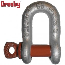 Manille droite CROSBY® G-210 avec axe vissé - Capacité 0,33 t à 55